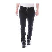 Jeans Daniele Alessandrini , Black , Heren