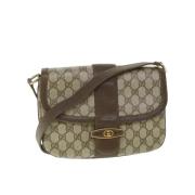 Pre-owned Canvas gucci-bags Gucci Vintage , Beige , Dames