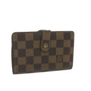 Pre-owned Canvas wallets Louis Vuitton Vintage , Brown , Dames