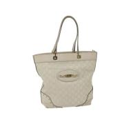 Pre-owned Canvas gucci-bags Gucci Vintage , White , Dames