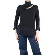 Pre-owned Wool tops Dior Vintage , Black , Dames