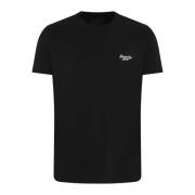 Heren Embroidered Crewneck T-shirt Givenchy , Black , Heren