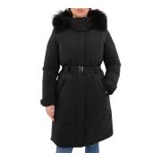 Zwarte Mahan Parka Woolrich , Black , Dames