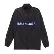 Jas met logo Balenciaga , Black , Heren