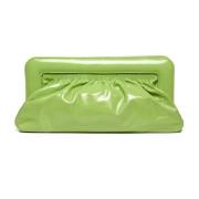 Midi Patent Clutch - Donker Citroen Gestuz , Green , Dames