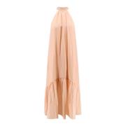 Maxi Dresses Semicouture , Pink , Dames
