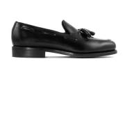 Klassieke zwarte leren loafers Berwick , Black , Heren