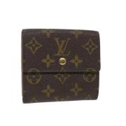 Pre-owned Canvas wallets Louis Vuitton Vintage , Brown , Dames