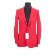 Pre-owned Polyester outerwear Valentino Vintage , Red , Dames