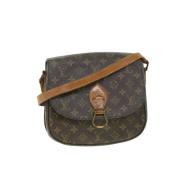 Pre-owned Canvas louis-vuitton-bags Louis Vuitton Vintage , Brown , Da...