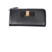 Stijlvolle Portemonnees en Kaarthouders Salvatore Ferragamo , Black , ...