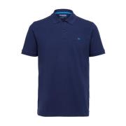 Polo Shirt Selected Homme , Blue , Heren