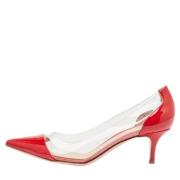 Pre-owned Leather heels Gianvito Rossi Pre-owned , Red , Dames