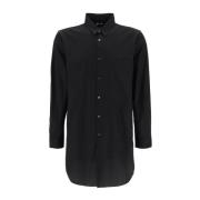 Klassieke Witte Button-Up Overhemd Comme des Garçons , Black , Heren