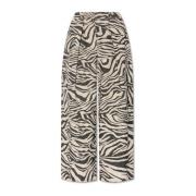 Cai broek met dierenprint Ulla Johnson , Beige , Dames