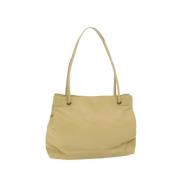 Pre-owned Leather gucci-bags Gucci Vintage , Beige , Dames