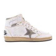 Sky Star Sneaker Wit/Geel Golden Goose , White , Heren
