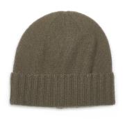 Klassieke Cashmere Beanie Groen Howard London , Green , Heren