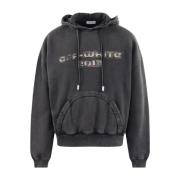 Heren Digit Bacchus Hoodie Zwart Off White , Black , Heren