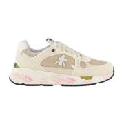 Dames Mase D Sneaker Beige/Roze Premiata , Beige , Dames