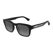 Maluhia Gs643-14 Shiny Black w/Trans Light Grey Sunglasses Maui Jim , ...
