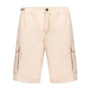 Sabbia Katoenen Bermuda Shorts Paul & Shark , Beige , Heren