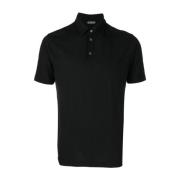 Zwarte T-shirts en Polos Zanone , Black , Heren