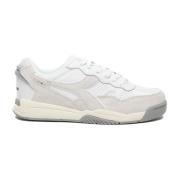 Witte Veters Retro Tennis Sneakers Diadora , White , Unisex