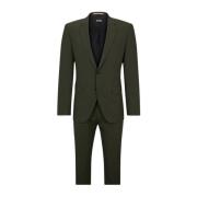 Single Breasted Suits Boss , Green , Heren