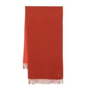 Winter Scarves Maison Kitsuné , Red , Heren