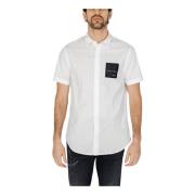 Short Sleeve Shirts Armani Exchange , White , Heren