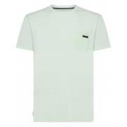 Monochrome T-shirt met Surflex® Zak RRD , Green , Heren