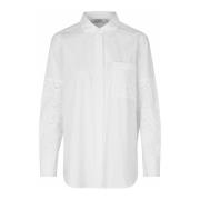 Witte Maidelina Shirt met Zak Masai , White , Dames
