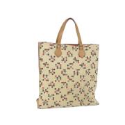 Pre-owned Canvas handbags Burberry Vintage , Beige , Dames