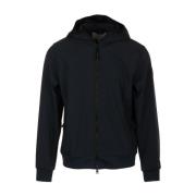 Soft Shell Full Zip Jas Woolrich , Blue , Heren