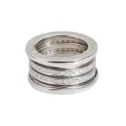 Pre-owned White Gold rings Bvlgari Vintage , Gray , Dames