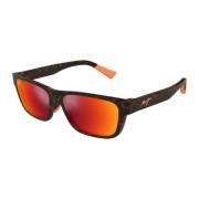 Keola Rm628-10 Shiny Dark Havana Zonnebril Maui Jim , Brown , Heren