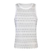 Mouwloze Top Patrizia Pepe , White , Dames