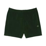 Geborduurde logo shorts Lacoste , Green , Heren