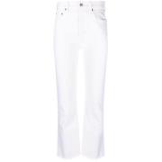Cropped Jeans Citizens of Humanity , White , Dames