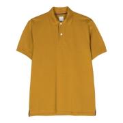Gele Katoenen Piqué Polo Shirt Paul Smith , Yellow , Heren