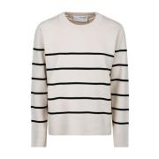 Round-neck Knitwear Selected Femme , White , Dames