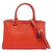 Pre-owned Leather totes Michael Kors Pre-owned , Red , Dames