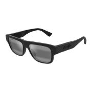 Kokua 638-02 Matte Black Sunglasses Maui Jim , Black , Unisex