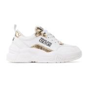 Witte Sneakers Schoenen Versace Jeans Couture , White , Dames