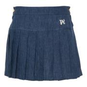 Short Skirts Palm Angels , Blue , Dames