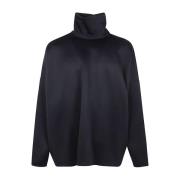 Zwart Split Hoge Hals Longsleeve Top Fear Of God , Black , Heren