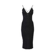 Midi Dresses Elisabetta Franchi , Black , Dames