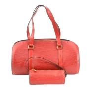 Pre-owned Leather louis-vuitton-bags Louis Vuitton Vintage , Red , Dam...