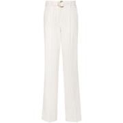 Wide Trousers Liu Jo , Beige , Dames